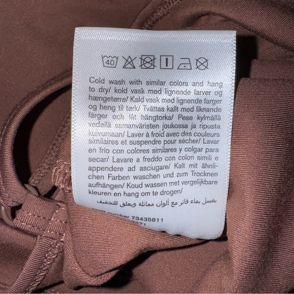 NWT GIRLFRIEND COLLECTIVE Brown Earth Cami Strappy Unitard Size XS - Picture 16 of 16